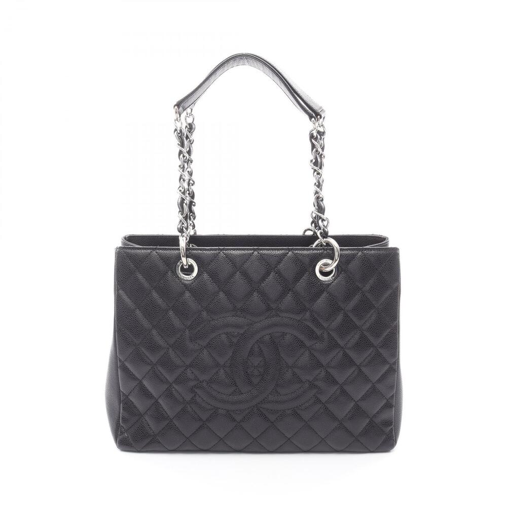 Chanel Matelasse Grand Shopping GST Tote Bag Caviar Leather Grained Calfskin